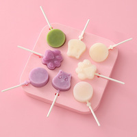 DM359 Moule en Silicone Bricolage Maison Forme Ours Dessin Animé, Fleur, Fruit, Bâtonnets de Fromage, Glaçon, Bonbon, Sucette pour Chocolat