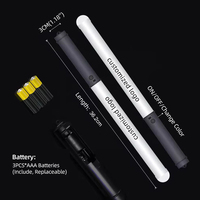 Événement en plastique concert RGB télécommande DMX éclairage lueur fête baguette de joie LED bâton de lumière