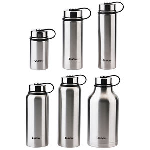 Bouteille d'eau isotherme de sport <span class=keywords><strong>OUDON</strong></span> à double paroi en acier inoxydable grande capacité avec poignée - Product Image 1