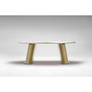 Juego de Comedor Moderno Milano de 6 Piezas con Cubierta de Madera y Patas de Hierro, Estilo Europeo, Muebles para el Hogar - Product Image 4
