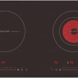 Placa de Inducción Integrada, Cocina Eléctrica Híbrida, Placa de Cerámica e Inducción - Product Image 3