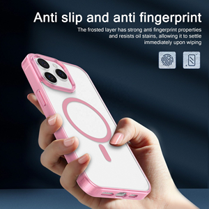 เคสโทรศัพท์มือถือรุ่น 17 ProMax แบบกันกระแทก โปร่งใส ผลิตจากอะคริลิกเคลือบเงา ดีไซน์ธุรกิจ พร้อมลายดอกไม้ - Product Image 4