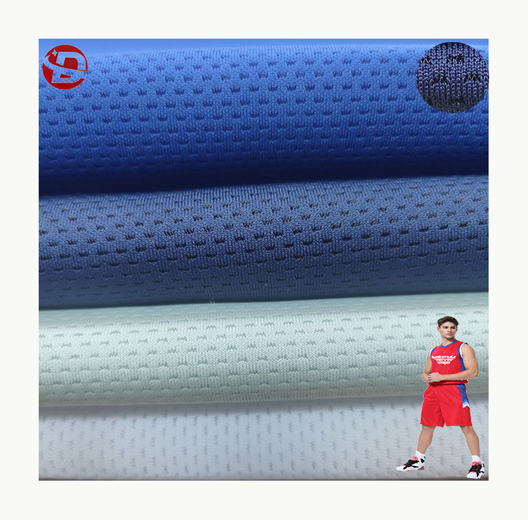 Chất lượng cao Nhà Máy Giá Bóng Đá Net lưới 100% polyester Stretch Thể Thao Vải