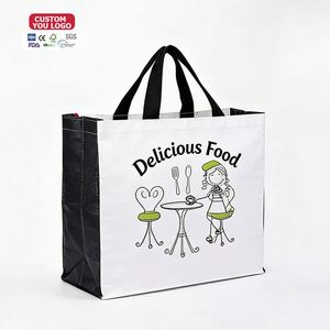 Bolsa de Compras Reutilizable Personalizada, Ecológica, Laminada, para Supermercado, de Polipropileno No Tejido - Product Image 1