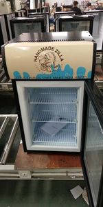 Réfrigérateur-congélateur à compresseur à refroidissement rapide avec écran numérique et une seule porte vitrée Nuelead NE-50DL avec étagères - Product Image 6