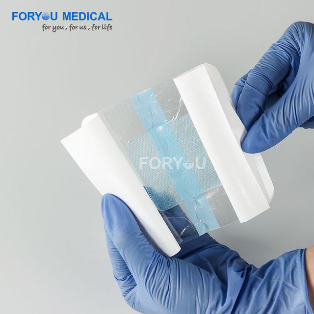 Medical Grade Gentle Hydrogel Burn Dressing Sterile Burn Wound Care with Adhesive Border CE Certified