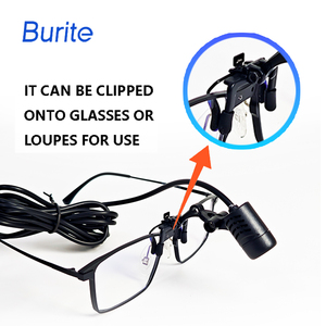Burite 3W LED Dental Loupe Headlamp Medical Surgical Lupas Rechargeable Head Light with Battery for Dentist <strong>Binoculars</strong> Magnifier - Product Image 4