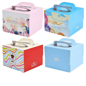 Tùy Chỉnh In Pho Mát Bánh Hộp Bánh Mang Hộp Dày Bánh Sinh Nhật <span class=keywords><strong>Cardstock</strong></span> Giấy Với Xử Lý Kraft Giấy Thực Phẩm Chấp Nhận - Product Image 6