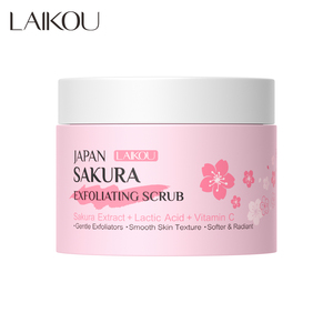 LAIKOU <span class=keywords><strong>Exfoliante</strong></span> <span class=keywords><strong>de</strong></span> Sakura <span class=keywords><strong>de</strong></span> Japón para Rostro y Cuerpo, Limpieza Profunda, Reduce la Opacidad <span class=keywords><strong>de</strong></span> la Piel 25g - Product Image 1