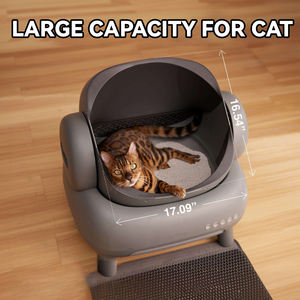 Nea-Kasa M1 Caixa de lixo plástico sem odores automático inteligente APP controlado Open Top WC para grandes gatos e gatinhos - Product Image 2