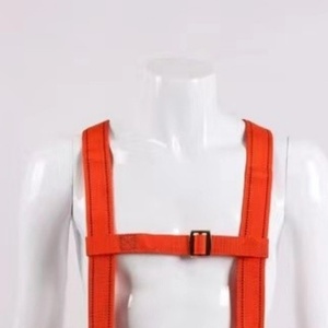 Harnais de sécurité rouge à cinq points pour travaux en hauteur, protection antichute, escalade et construction extérieure - Product Image 3