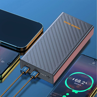Nuevo Diseño, Bancos de Energía Portátiles para Teléfonos Celulares con Carga Rápida PD20W de 10000mAh y 20000mAh para Regalos Empresariales