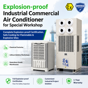 Climatiseur industriel à volume d'air ultra-élevé, vertical, à fréquence fixe, avec ventilateur centrifuge WHL-56ILS - Product Image 1