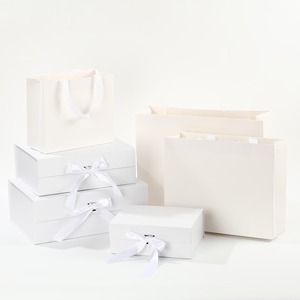 Caja de regalo plegable con lazo de mariposa personalizada, caja de regalo magnética de una pieza, caja de embalaje de regalo exquisita de alta gama para festividades. - Product Image 6