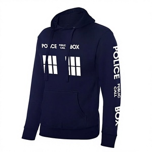 Sudadera con Capucha Unisex ATELIER SPORTS con Gráfico Divertido de Cabina Telefónica Pública, Sudadera Estampada Informal de Estilo Urbano, 100% Algodón - Product Image 1