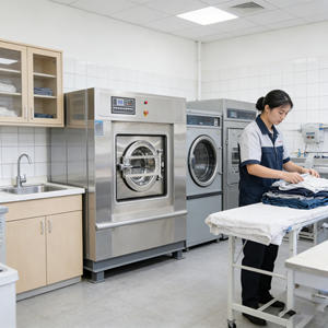 Lave-linge commercial de 25 kg, <span class=keywords><strong>machine</strong></span> à <span class=keywords><strong>laver</strong></span>, <span class=keywords><strong>machine</strong></span> à <span class=keywords><strong>laver</strong></span> avec sécheuse pour usage scolaire - Product Image 5