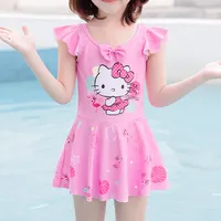 Children's One-Piece Sleeveless Swimsuit