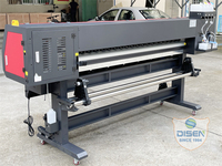 Nueva Impresora de Inyección de Tinta Eco-Solvente, Impresora Digital para Pancartas Flexibles, Impresora de Tubos XP600, Dimensión de Impresión de 1800 mm, Automática