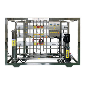 Machine de purification d'eau RO en acier inoxydable, pompe PLC, système de filtration par osmose inverse de qualité alimentaire, grande capacité, industriel - Product Image 1