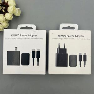 Chargeurs de téléphone portable USB C de haute qualité 45W avec câble de données TYPE C, chargeur super rapide PD pour <span class=keywords><strong>Samsung</strong></span> S22 S21 Note20 S24 - Product Image 6