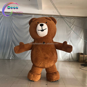 Costume da Mascotte Orso Gonfiabile di San Valentino, Nuovi Costumi da Mascotte Orsacchiotto Gonfiabili - Product Image 1