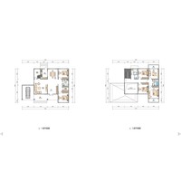 Maisons et Villas à ossature acier légère, bâtiments postmodernes à deux étages, isolation thermique, ignifuges, écologiques, garantie 5 ans, salle de bain incluse