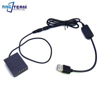 Cable USB + NP-W126 CP-W126 acoplador de CC para Fuji cámaras X H1 A1 A2 A3 E1 E2 E2S X-T30 II T1 T10 T20 T30 HS30 HS33 HS35 HS50 EXR