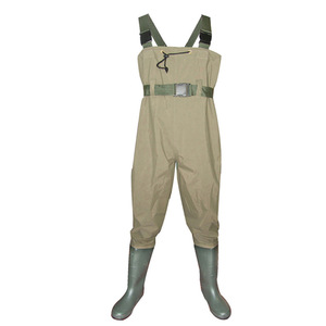 <span class=keywords><strong>Cuissardes</strong></span> de pêche en nylon et PVC imperméables avec <span class=keywords><strong>bottes</strong></span> intégrées OEM/ODM - Product Image 2