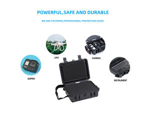 בטיחות קשה מקרה תחבורה אחסון אבטחה עמיד למים מקרה קל לשאת פלסטיק ציוד מקרה - Product Image 6