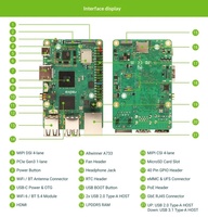 Placa de Desarrollo Allwinner A7A Octa-Core, 3TOPS INT8 NPU, Coprocesador RISC-V, PCIe 3.0, Wi-Fi 6 para Computación de IA en el Borde 5.4