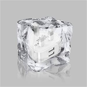 Cargador USB de 2 Puertos 2.1A, Adaptador de Viaje Universal de 10W para iPhone, Cargador de Pared para EE. UU., UE y Reino Unido para Teléfonos Móviles, Venta al Por Mayor de Fábrica - Product Image 2