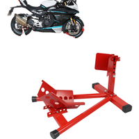 Nouveau chariot de support de stationnement de moto en acier avec système tout-en-un à base amovible pour l'entretien