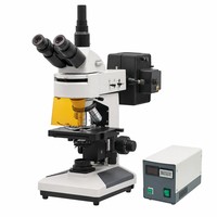 Trinocular Fluorescence Microscope 4K Camera Auto Focus 400x Laboratory
