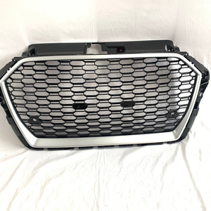 Matériau ABS Noir Mesh RS4 LOOK CAR GRILLES B9 2016-2018 Grille avant pour A4 RS4 Dealer Naked Price - Product Image 1