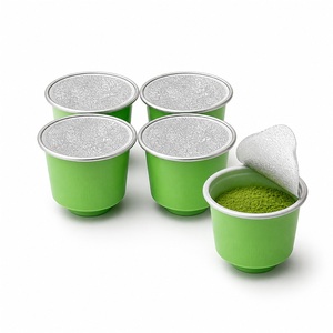 Emballages durables pour dosettes de matcha compatibles avec les machines Nespresso, dosettes de thé vert biologique sain à portion individuelle, en vrac - Product Image 4