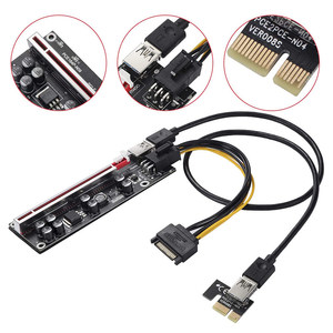Câble adaptateur PCI-E 1X vers 16X pour <span class=keywords><strong>carte</strong></span> <span class=keywords><strong>graphique</strong></span>, pont de <span class=keywords><strong>minage</strong></span> haute vitesse, extension de <span class=keywords><strong>carte</strong></span> <span class=keywords><strong>graphique</strong></span> V014-MAX améliorée - Product Image 2