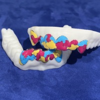 Bijoux Hip-Hop en Argent 925, Grillz Personnalisés Émaillés 6 Hauts 6 Bas