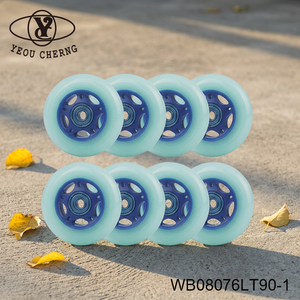 สกู๊ตเตอร์เด็ก ล้อ PU WB08076LT90-1 สีฟ้า น้ำหนักเบา ใช้กลางแจ้ง YEOU CHERNG - Product Image 1