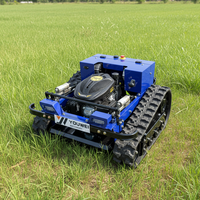 Livraison Gratuite - Nouvelle Tondeuse Robotisée à Chenilles Télécommandée pour Gazon, Largeur de Coupe 500mm, 800mm, 1000mm