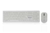 Vente en gros clavier et souris sans fil ultra-mince USB Plug and Play Combo touches personnalisées russe/arabe/chocolat