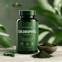 Poudre de chlorophylle pure de qualité alimentaire, emballage en vrac en fût