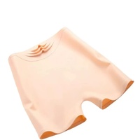 Maillot de bain boxer en silicone de qualité alimentaire, short de bain imperméable à haute élasticité, maillot de bain invisible pour les sports nautiques