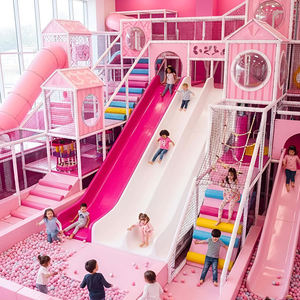 Équipement de <span class=keywords><strong>jeu</strong></span> intérieur, jeux de jardin miniatures, piscine à balles, ensembles de balançoires, jeux souples, toboggan en plastique, <span class=keywords><strong>trampoline</strong></span> pour enfants à domicile - Product Image 2