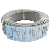 ลวดเทอร์โมคัปเปิล2คอร์0.5mm2/ตะกั่วชดเชยประเภท K 100M Nichrome K-Type ป้องกันการชดเชยลวดฉนวน1ม้วน HCT