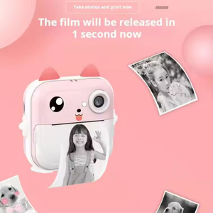 Factory Direct Hot Selling High-quality Educational Fun Cartoon Full-hd <b>Camera</b> <b>with</b> <b>Printer</b> Screen Cameras Safe Durable Build - Product Image 3