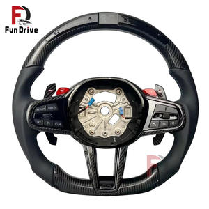 Volant en fibre de carbone personnalisé pour <span class=keywords><strong>BMW</strong></span> G20 G30 G21G32 G12 G28 G06F10 F30 Série <span class=keywords><strong>X</strong></span> Volant de direction de mise à niveau en forme de D - Product Image 4