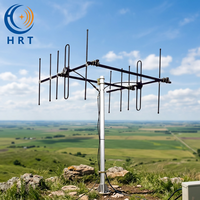 Antenne de communication Yagi extérieure à gain élevé 13dBi, 2 rangées, 5 éléments, polarisation verticale, VHF 134~173 MHz, VSWR 1.5, 100W, 1.2m