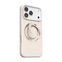 Nouvelle Coque de Téléphone de Luxe 2025 en Silicone Liquide Magnétique Rotative à 360° avec Support Intégré et Compatibilité Charge Sans Fil, Support Engrenage