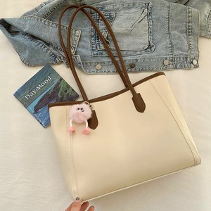 <span class=keywords><strong>Sac</strong></span> fourre-tout élégant pour femme, style coréen, <span class=keywords><strong>sac</strong></span> à bandoulière avec fermeture éclair, doublure en polyester, <span class=keywords><strong>sac</strong></span> de shopping polyvalent - Product Image 4