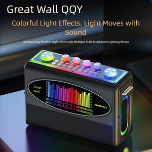 <span class=keywords><strong>Macchina</strong></span> <span class=keywords><strong>per</strong></span> Karaoke Portatile 100W <span class=keywords><strong>con</strong></span> Subwoofer <span class=keywords><strong>Stereo</strong></span>, Microfoni, Illuminazione RGB <span class=keywords><strong>USB</strong></span> <span class=keywords><strong>per</strong></span> KTV Domestico e Streaming Live - Product Image 5